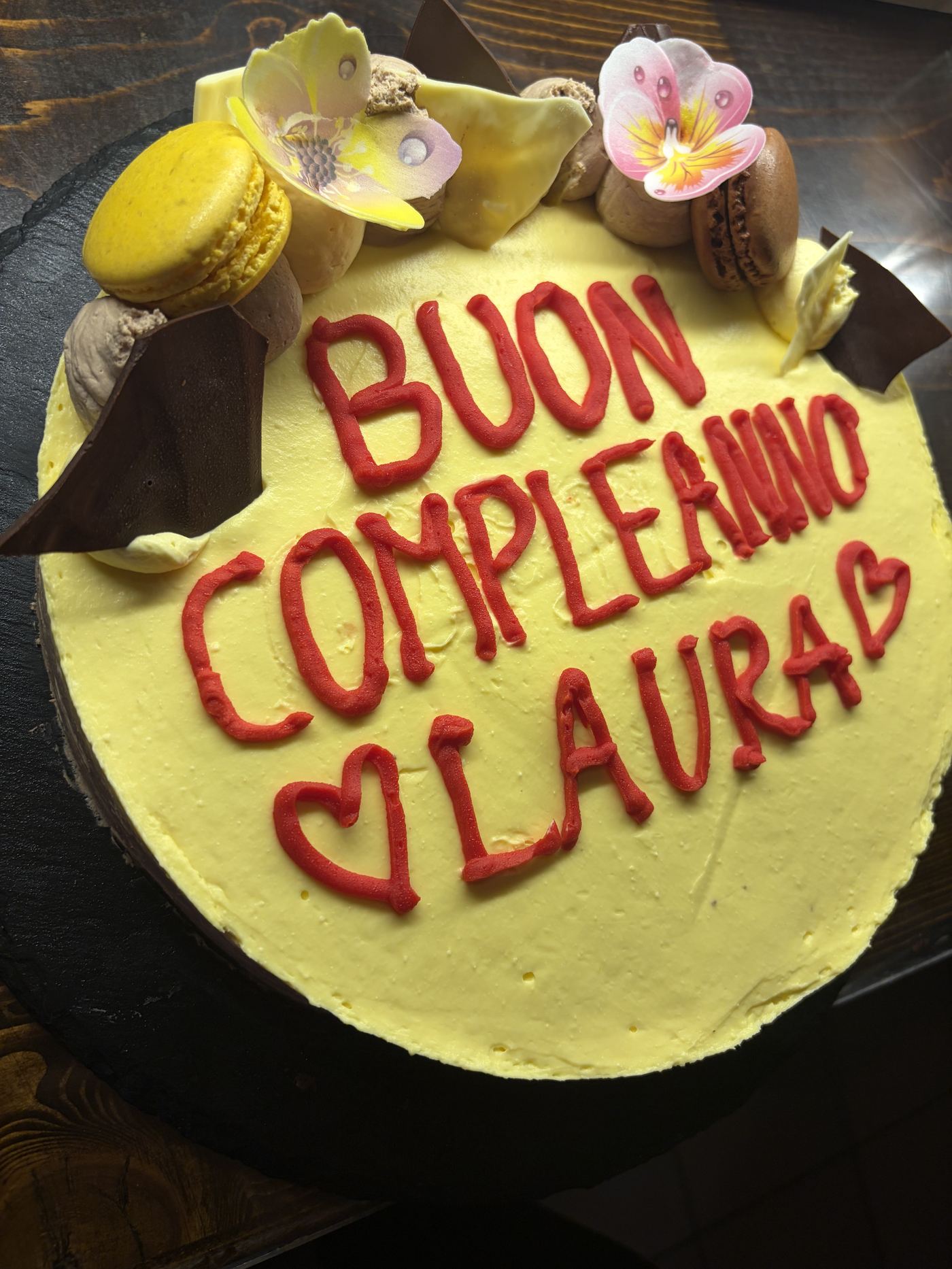 Torta di compleanno personalizzata